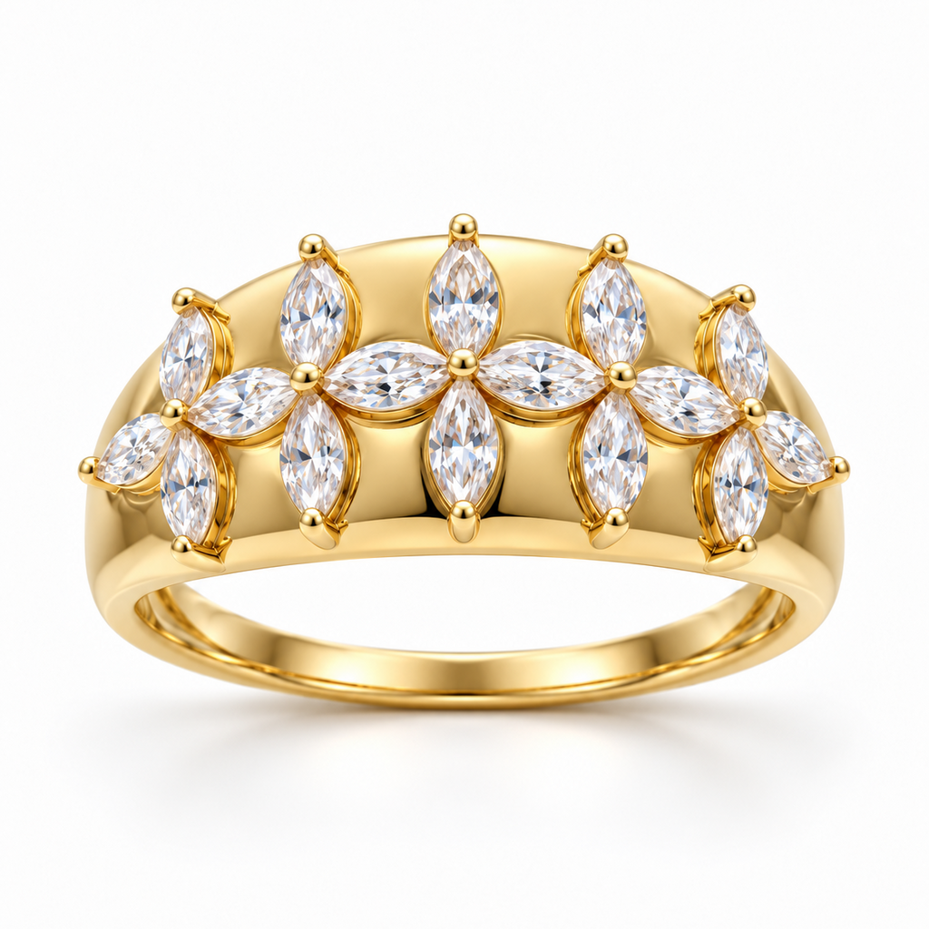 The Marquise Bloom Ring
