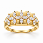 The Marquise Bloom Ring