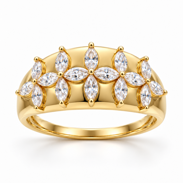 The Marquise Bloom Ring